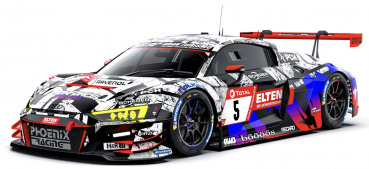 Decal Audi R8 LMS GT3 evo Team Iron Force by Ring Police #5 2021